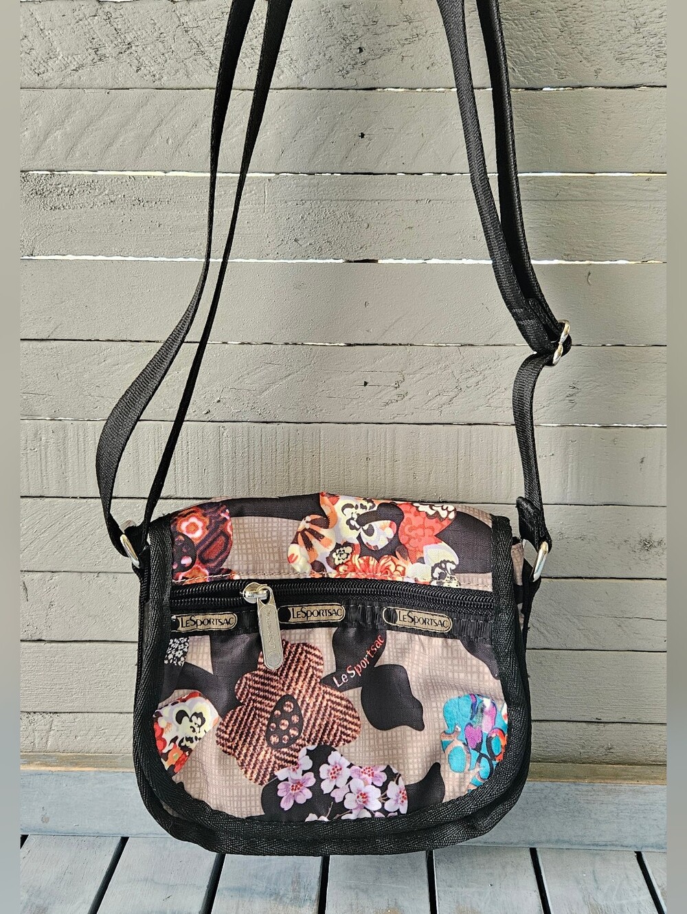 LESPORTSAC Sofia Crossbody Saddle Bag Small Purse